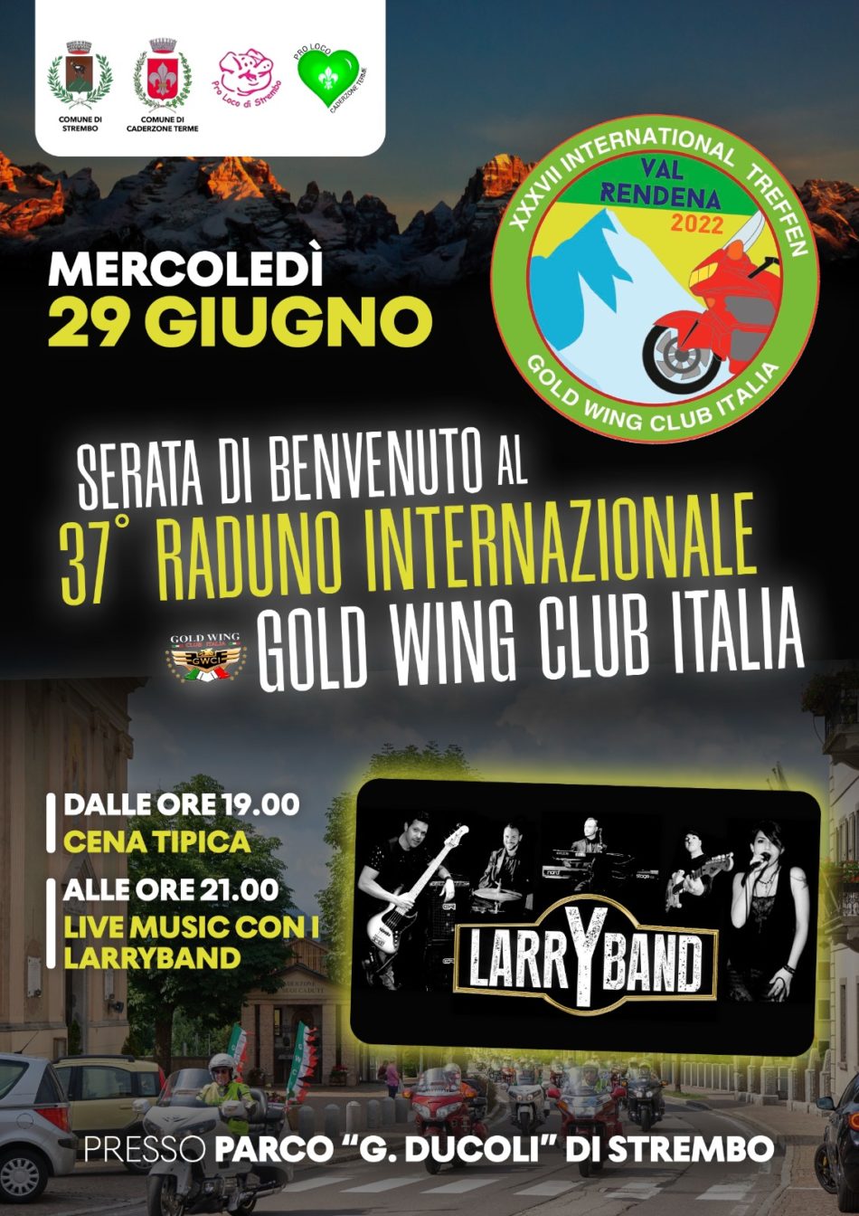Caderzone-Strembo: Raduno Internazionale Gold Wing Club Italia