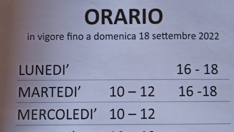 Estate 2022: orario chiesa San Vigilio