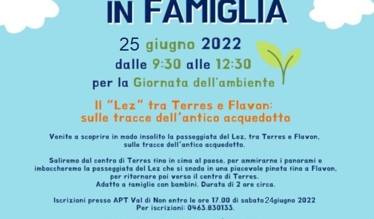 Sabato 25 giugno alle ore 10.00 passeggiata in compagnia nell’ Area Natura Rio Bianco
