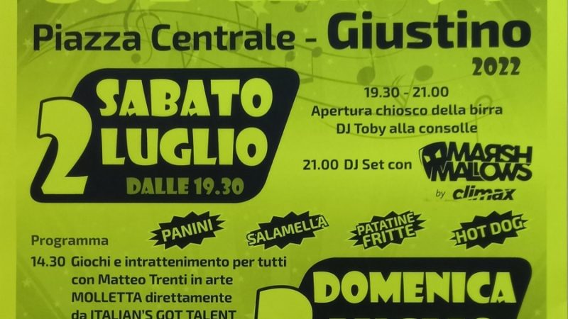 Sabato 2 luglio: Sagra di S. Pietro – Giustino