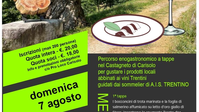 Ti aspettiamo domenica 7 agosto a Carisolo