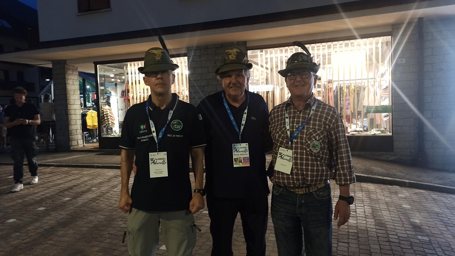 Roberto Bertuoll, Maurizio Pinamonti e Agostino Lorenzetti
