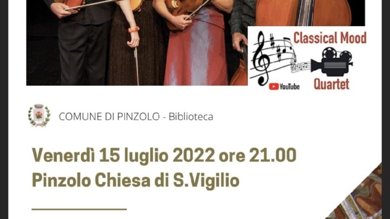 Chiesa di san Vigilio, 15 luglio ore 21.00: Classic Mood Quartet
