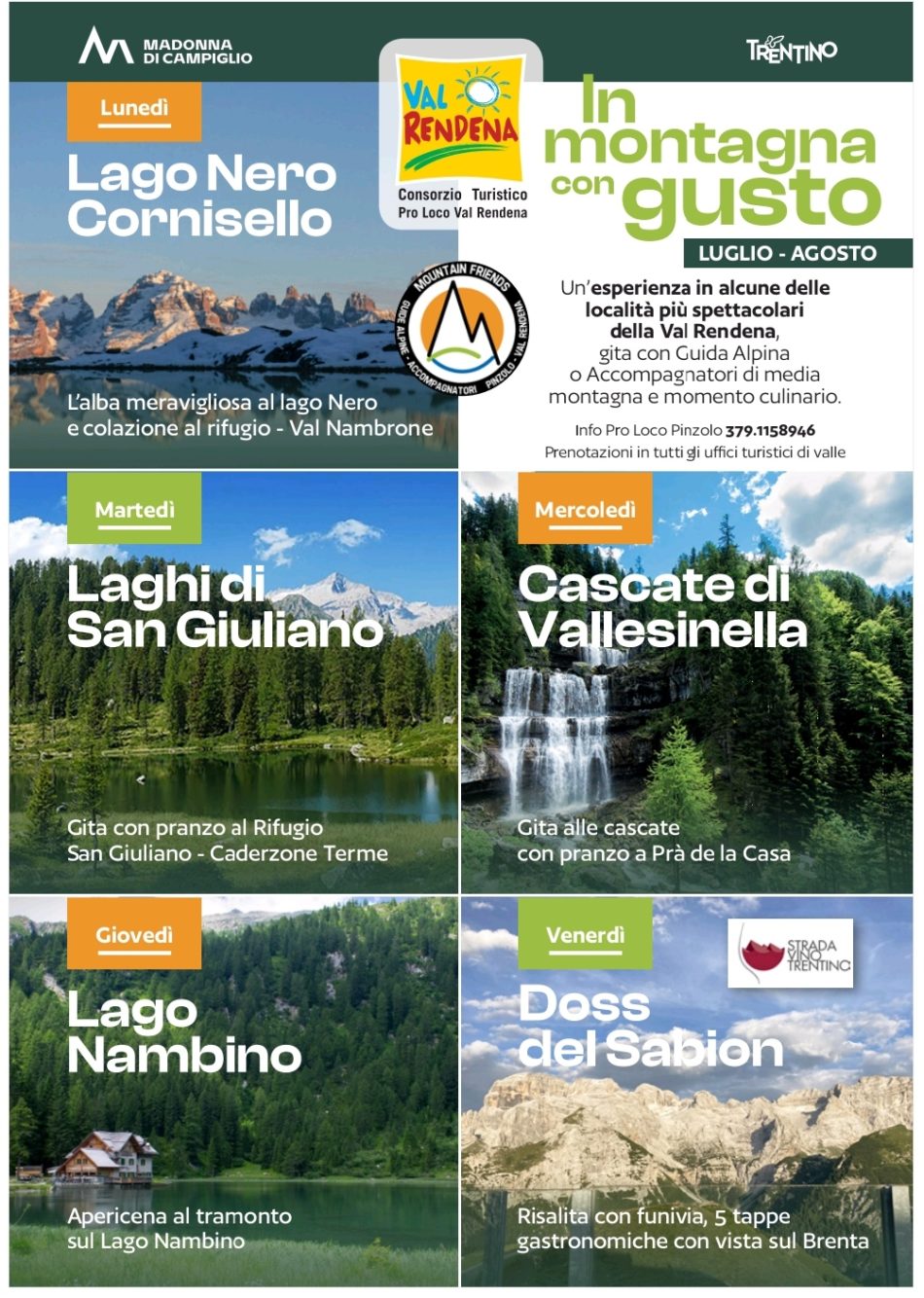Camminate e gastronomia: “In montagna con gusto”
