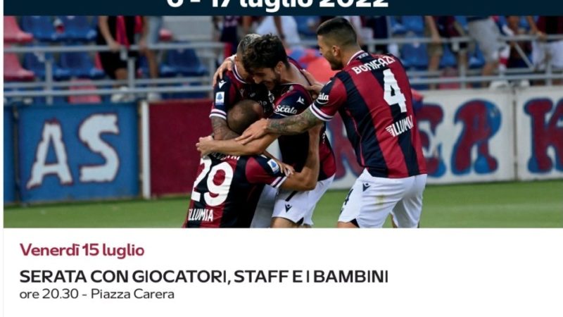 Pinzolo 15-16 luglio: Il Bologna Calcio in piazza Carera