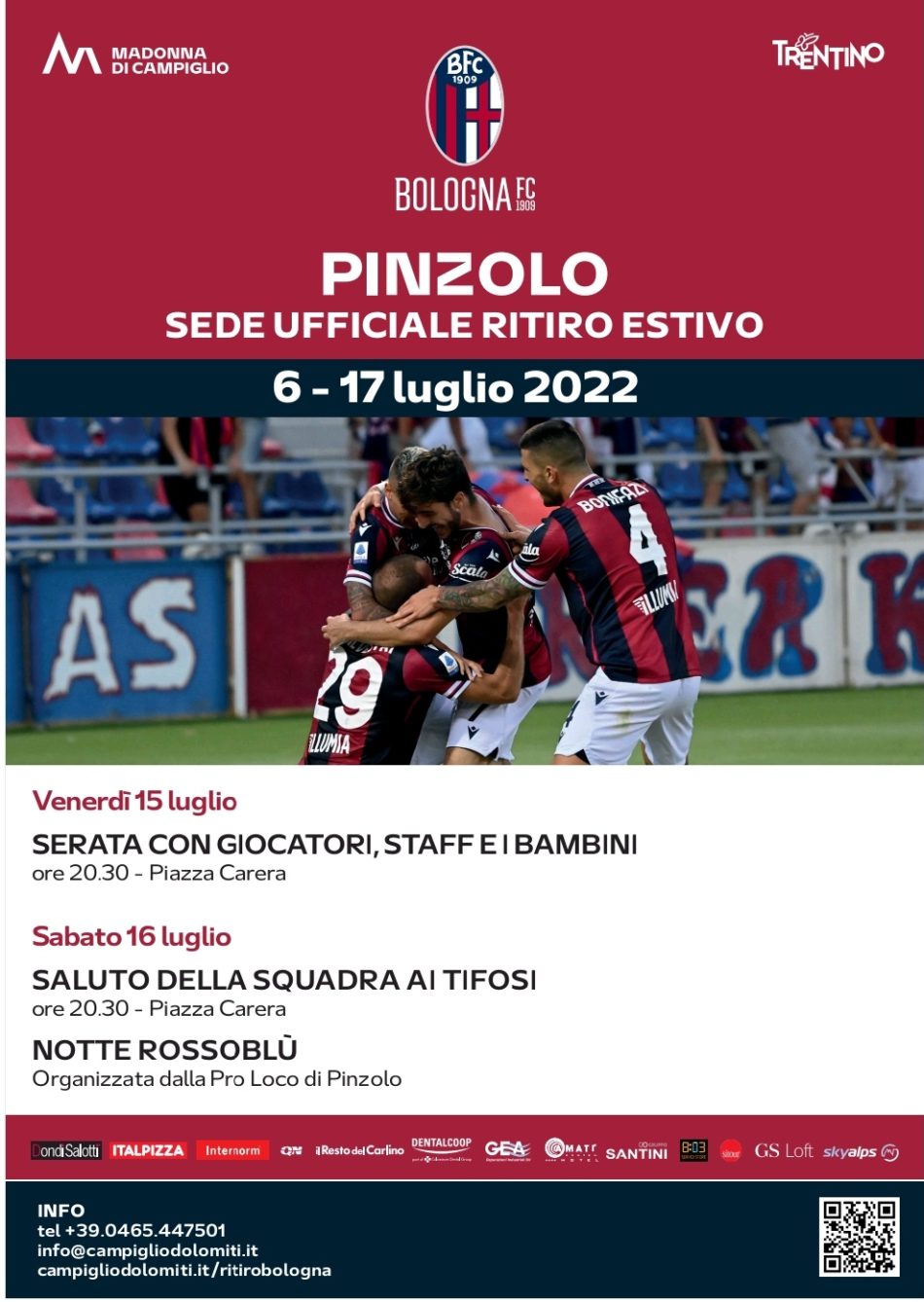Pinzolo 15-16 luglio: Il Bologna Calcio in piazza Carera