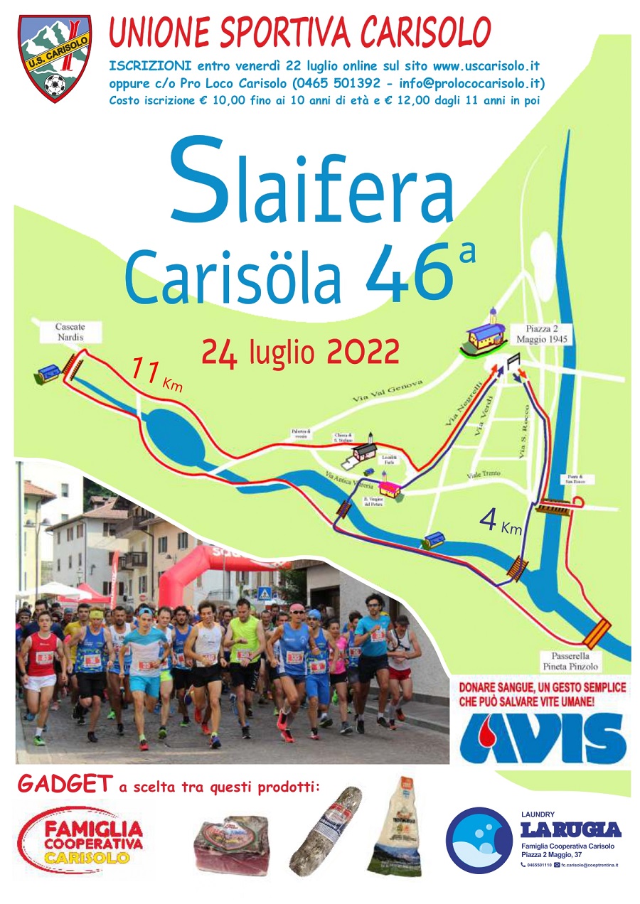 24 luglio: 46^ edizione della Slaifera Carisola