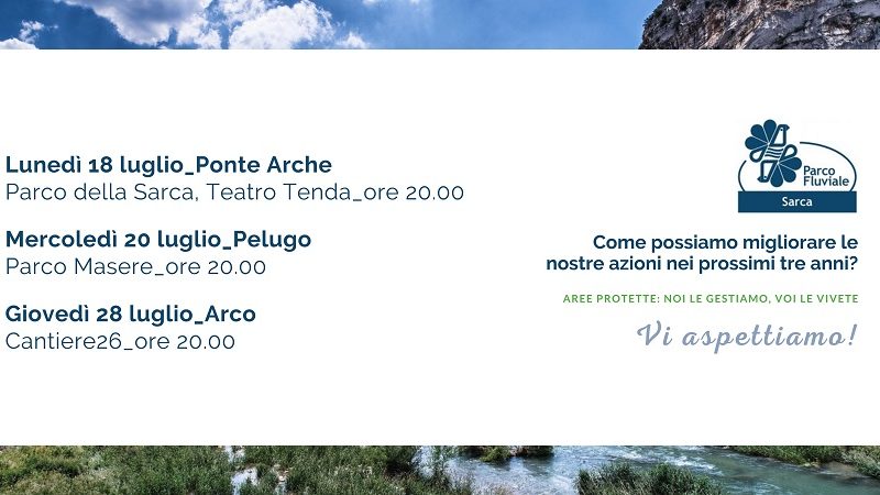 Dieci anni del Parco Fluviale della Sarca – Un percorso partecipativo a luglio