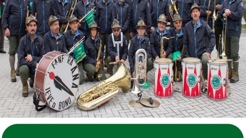 Venerdì 22 luglio, piazza Carera ore 21.15: Fanfara ANA di Pieve di Bono