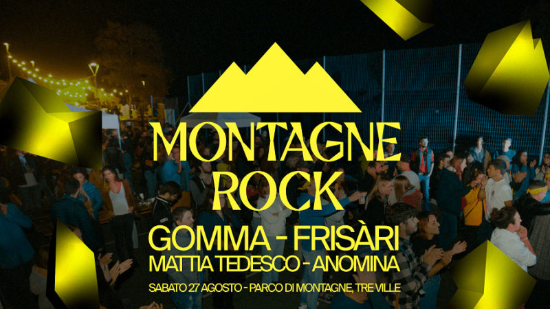 Montagne Rock 2022 – Sabato 27 agosto – Montagne, Tre Ville TN
