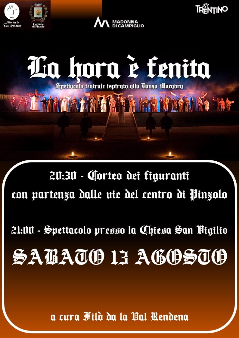 Pinzolo 13 agosto: torna “La hora è fenita”