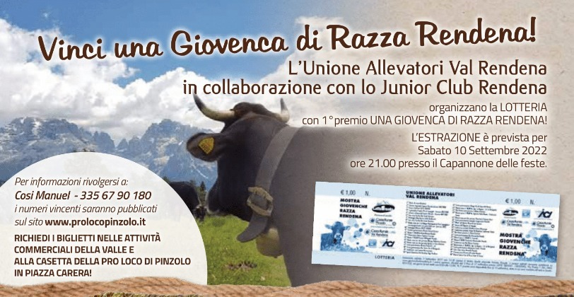 Lotteria “Vinci una giovenca di razza Rendena”