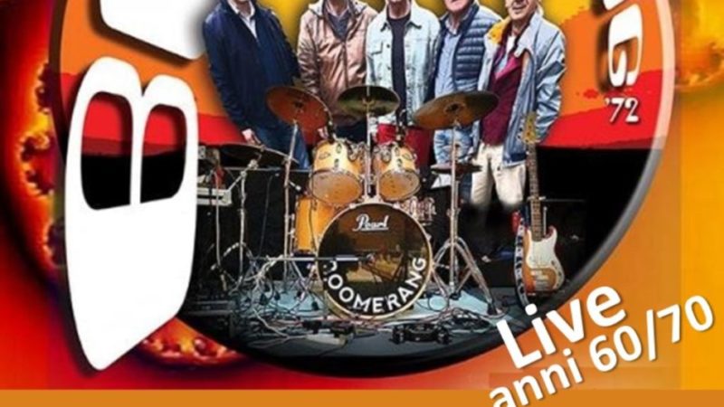 Pinzolo – Venerdi 19 agosto ore 21.15: concerto dei “Boomerang” in piazza Carera