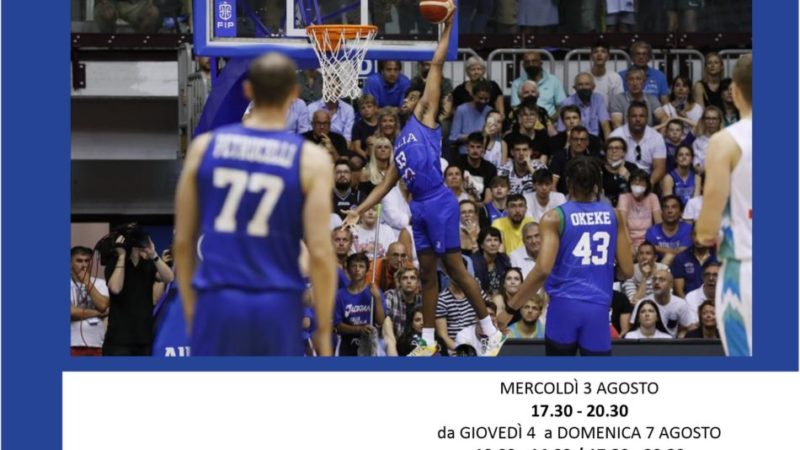 Ritiro nazionale italiana maschile di Basket a Carisolo