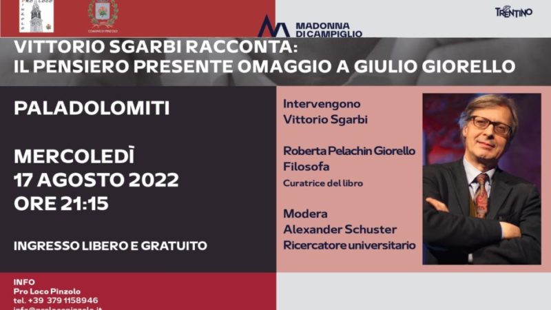 INCONTRI ESTIVI D’AUTORE A PINZOLO