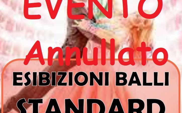 Martedì 30 agosto ore 21.15: Esibizioni balli STANDARD in piazza Carera EVENTO ANNULLATO