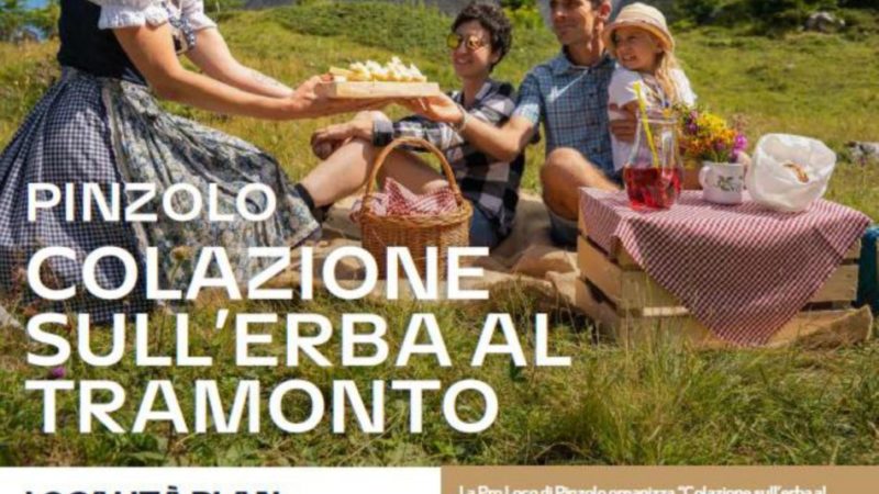 Pinzolo – 24 agosto ore 17.30: Colazione sull’erba al tramonto