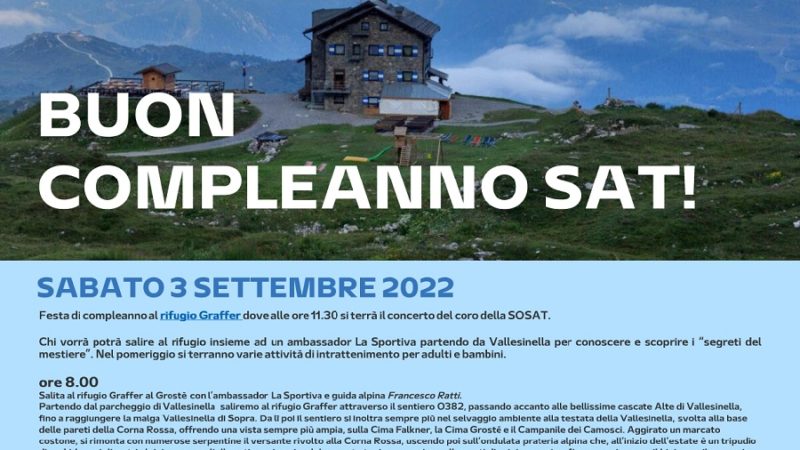 SABATO 3 SETTEMBRE BUON COMPLEANNO S.A.T.