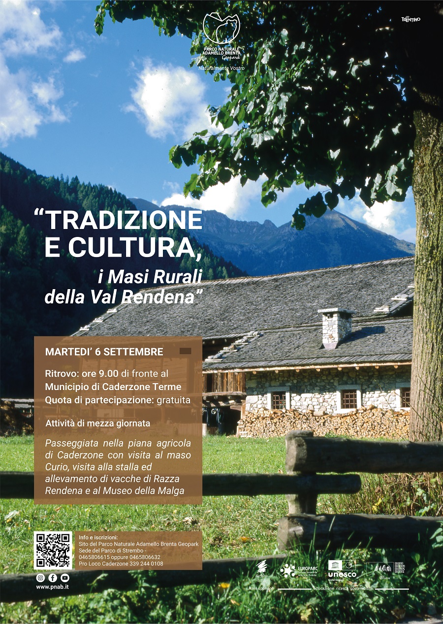Martedì 6 settembre: “Tradizione e cultura” I masi Rurali della Val Rendena