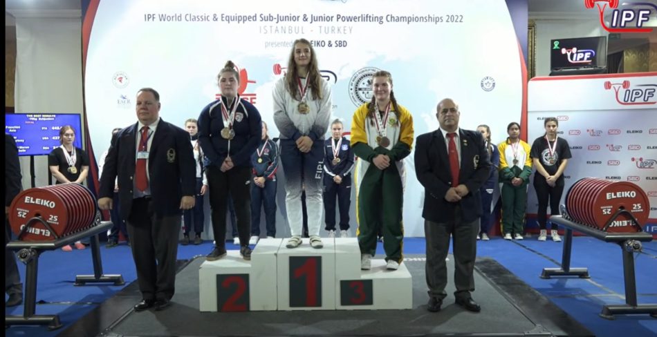Asia Franchini Petrovic ha vinto ieri i campionati mondiali di Powerlifting