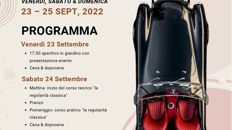 Pinzolo: “Imparando la regolarità classica – Il corso ufficiale” dal 23 al 25 settembre