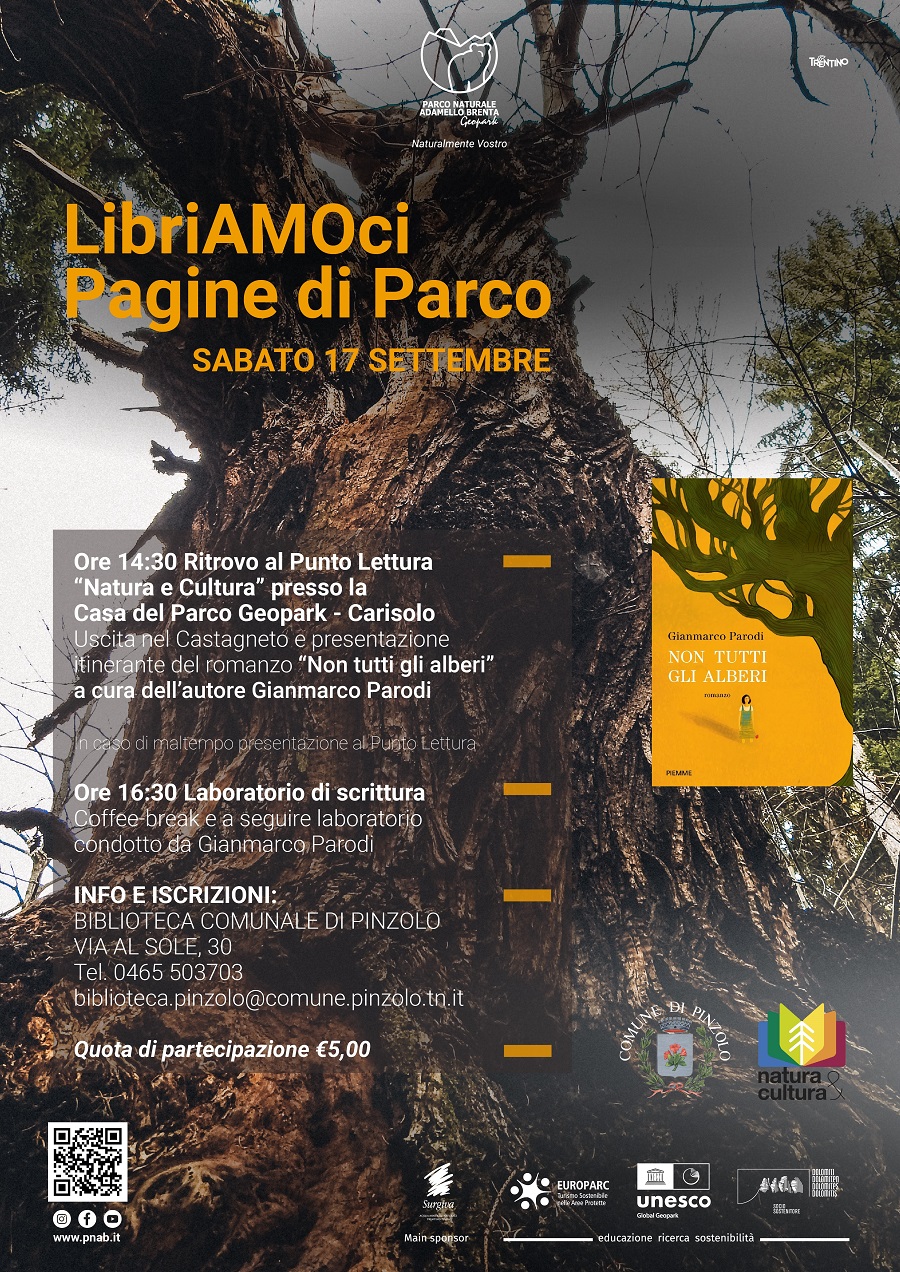 Carisolo 17 settembre: LibriAMOci. Pagine di Parco