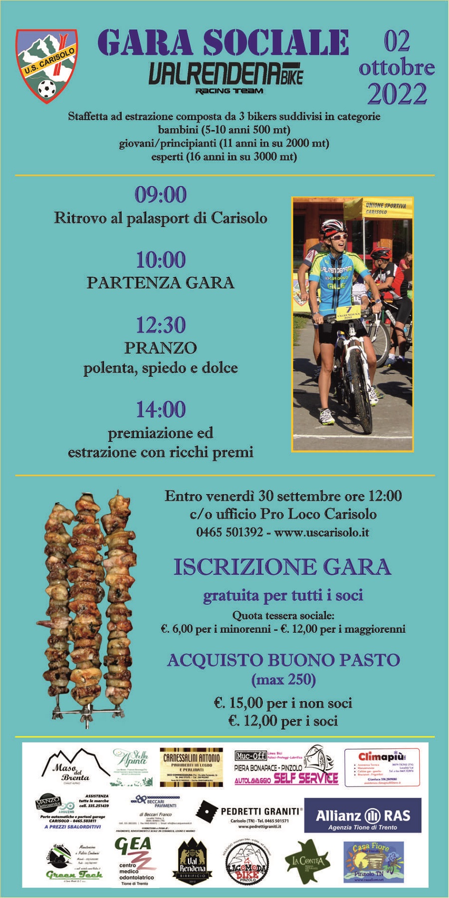 Gara sociale ciclismo US Carisolo