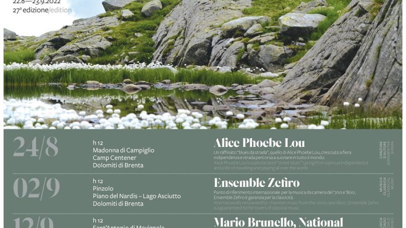 Prossimi appuntamenti “I SUONI DELLE DOLOMITI” 2022