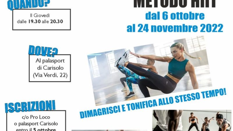 Riparte il corso di ginnastica TOTAL BODY a Carisolo