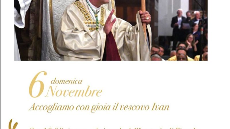 Pinzolo, domenica 6 novembre: Accogliamo con gioia il vescovo Ivan