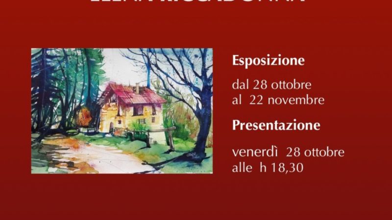 ArteInCantina: dal 28 ottobre “Elena Riccadonna”