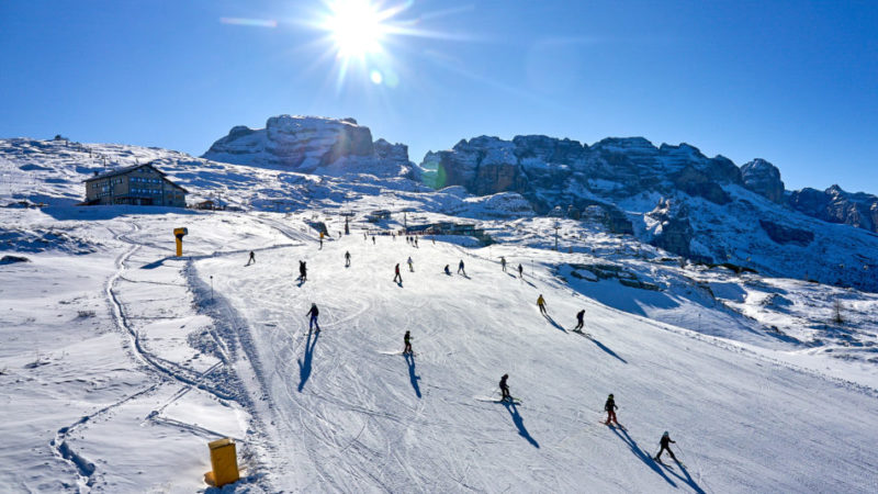 Madonna di Campiglio: tanto entusiasmo per il primo giorno sugli sci