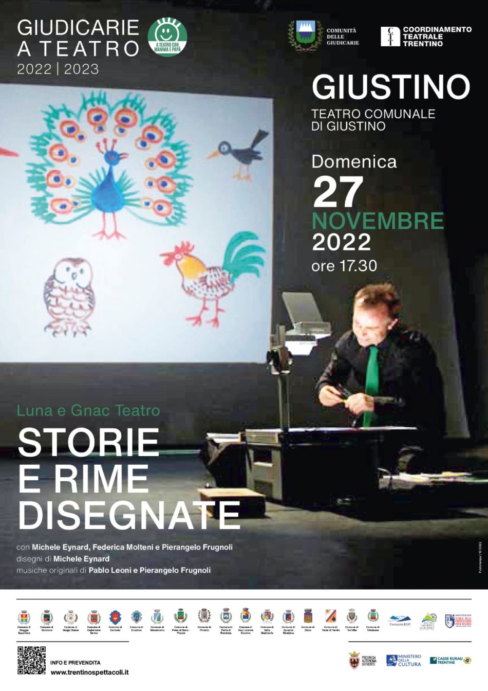 27 novembre Teatro di Giustino: “Storie e rime disegnate”