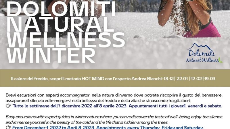 DOLOMITI NATURAL WELLNESS WINTER 2022/2023