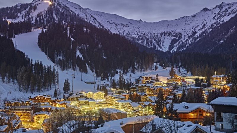 Madonna di Campiglio è la regina della classifica generale delle mete montane davanti a Cortina d’Ampezzo