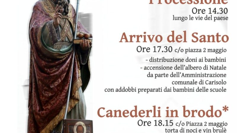 Festa San Nicolò 27 novembre – 6 dicembre