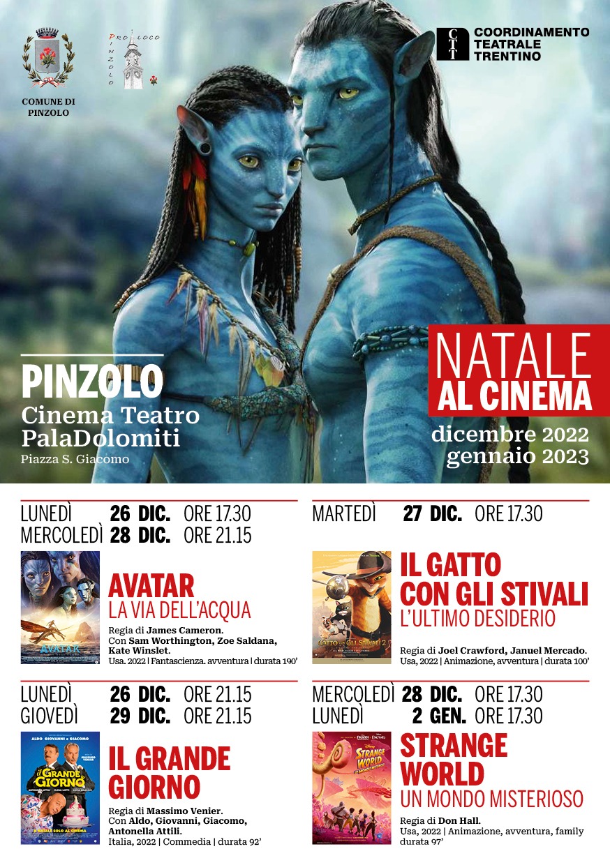 Pinzolo Paladolomiti: Natale al cinema