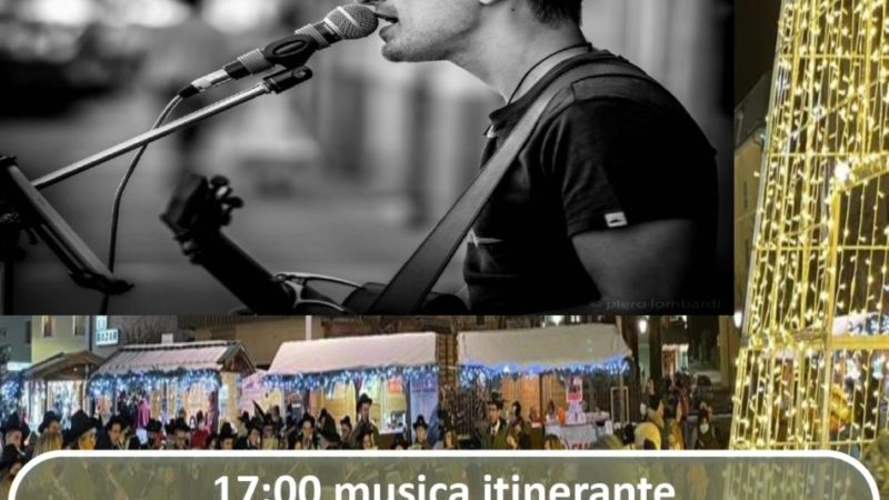 “L’Inverno è Pinzolo” – 7 dicembre ore 17:00: Musica itinerante a Pinzolo con Stefano Rosa