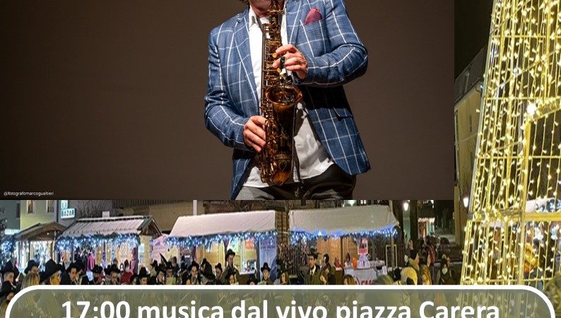 Domenica 4 dicembre ore 17:00: Musica dal vivo in piazza Carera con Filosi