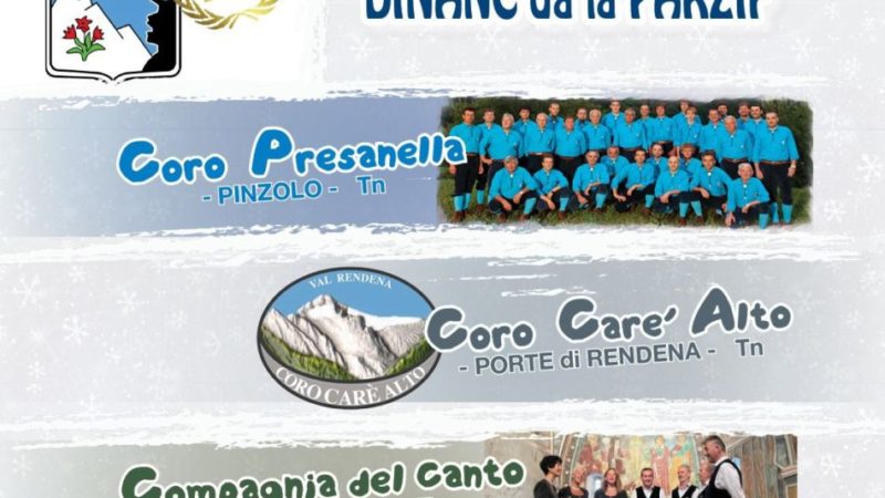 Paladolomiti 18 dicembre: Concerto di Natale