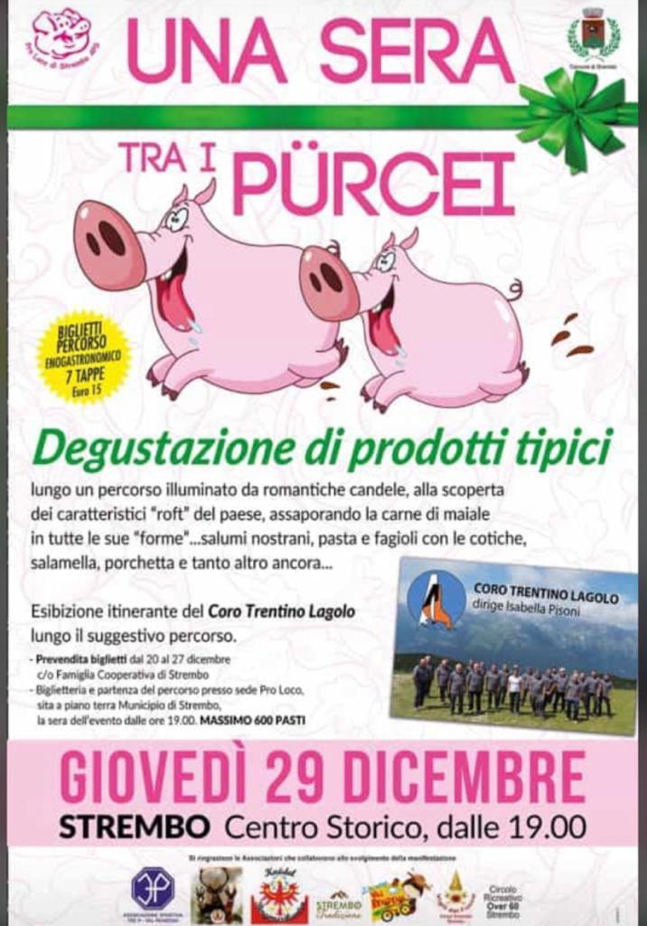 Strembo 29 dicembre: “Una sera tra i purcei”