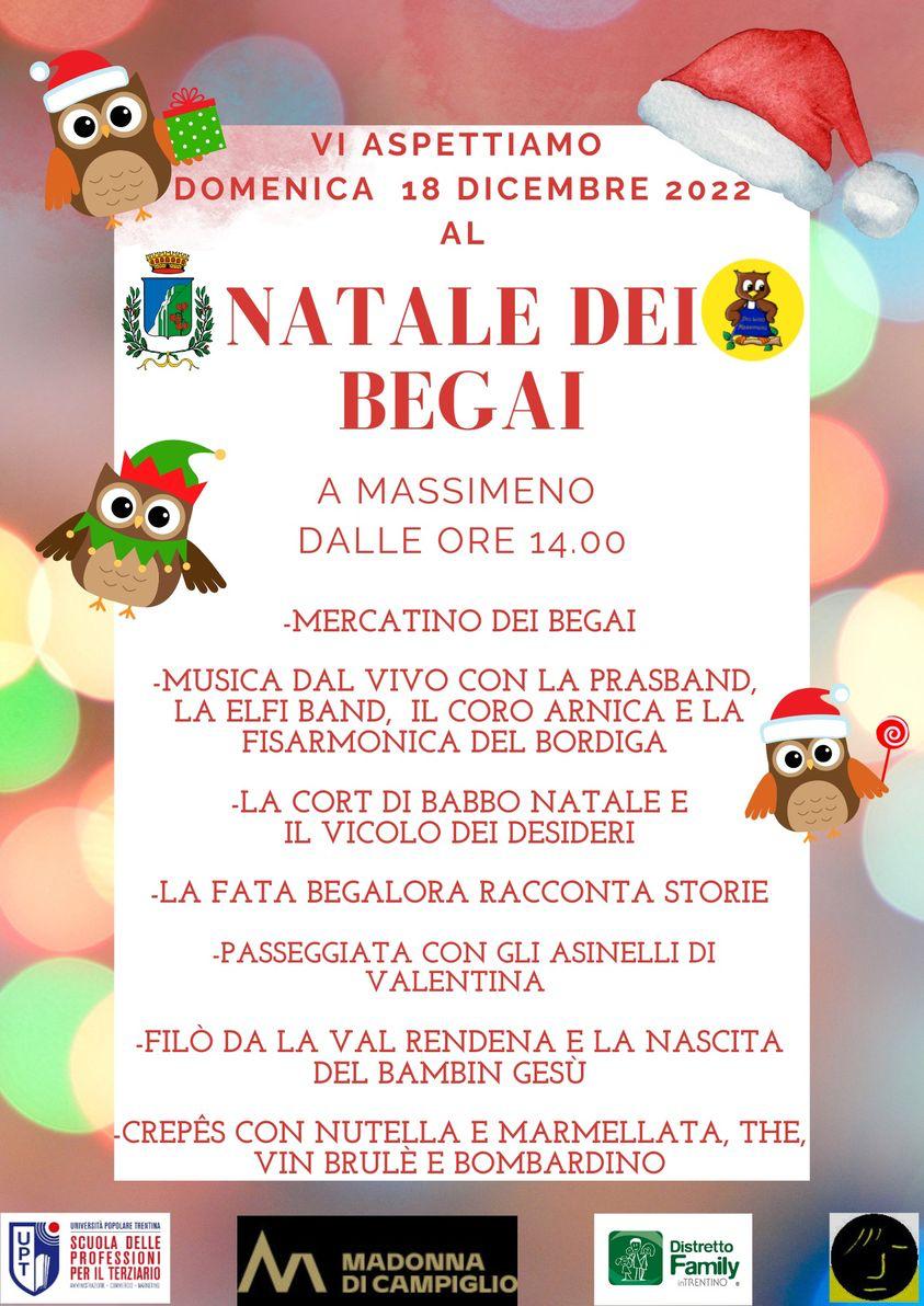 Domenica 18 dicembre: “Natale dei Begai” a Massimeno