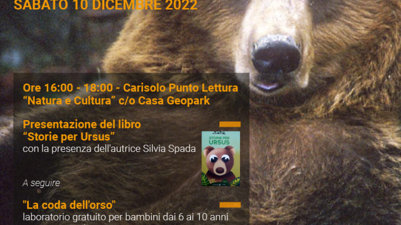 Carisolo 10 dicembre ore 16-18: LibriAMOci Pagine di Parco