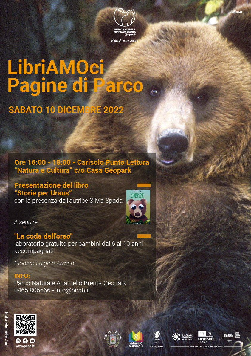 Carisolo 10 dicembre ore 16-18: LibriAMOci Pagine di Parco