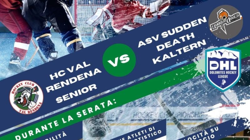 30 dicembre Palaghiaccio Pinzolo: Hockey is back