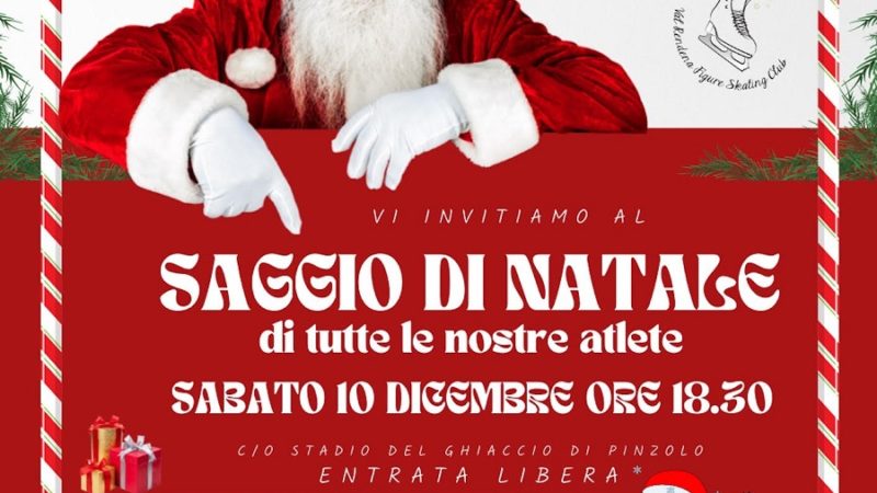 Sabato 10 dicembre ore 18.30: Saggio di Natale al Palaghiaccio
