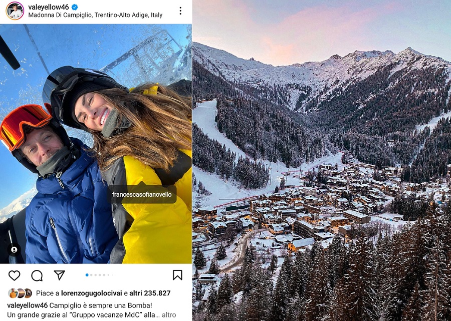 Valentino Rossi: “Campiglio è sempre una Bomba!”