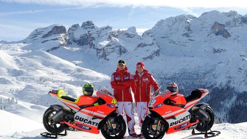 Madonna di Campiglio: la Rossa di Borgo Panigale torna a “indossare gli sci”