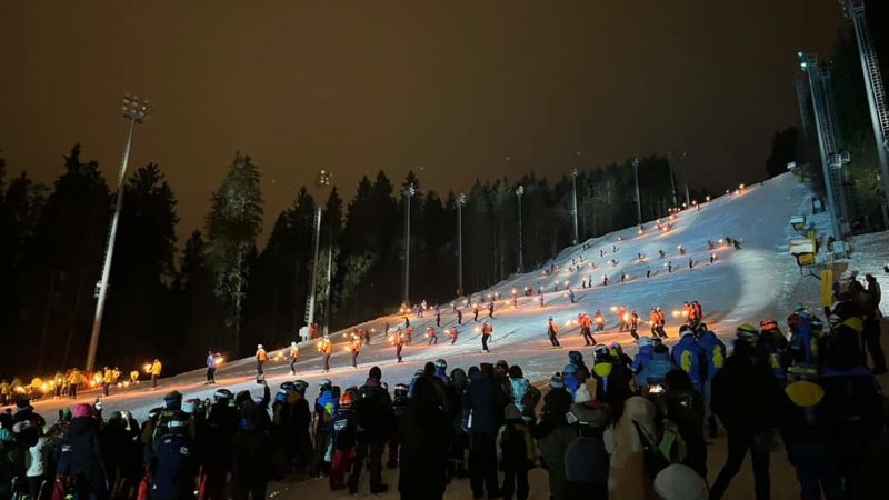 Madonna di Campiglio: la magia della fiaccolata del Primo Gennaio