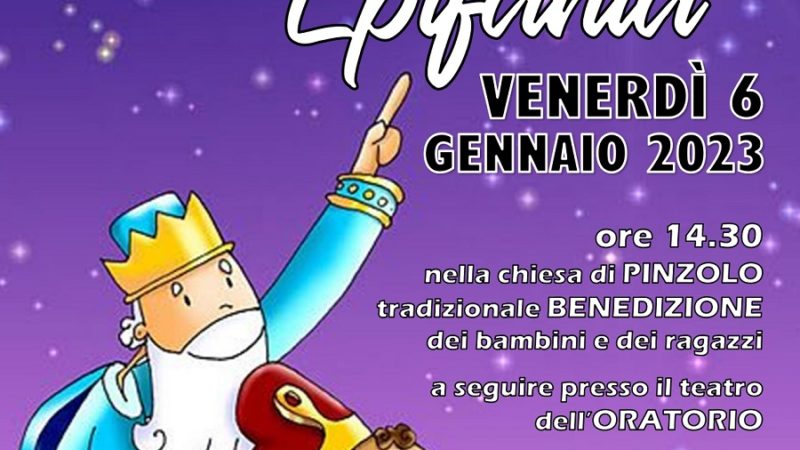 Festa dell’Epifania – Venerdì 6 gennaio 2023 ore 14.30 a Pinzolo